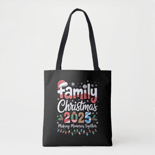 Family Christmas 2025 Matching Outfit Xmas Squad  Tote Bag (Front)