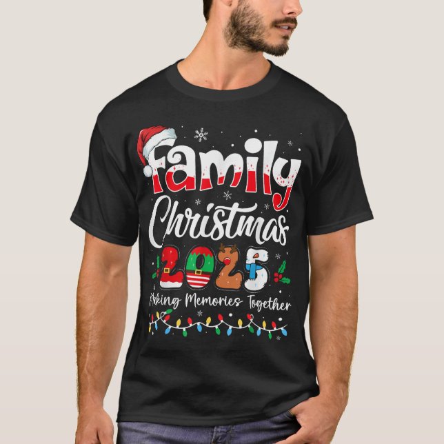  Family Christmas 2025 Matching Outfit Xmas  T-Shirt (Front)