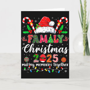 Family Christmas 2025 Matching Santa Tee Xmas Paja Card