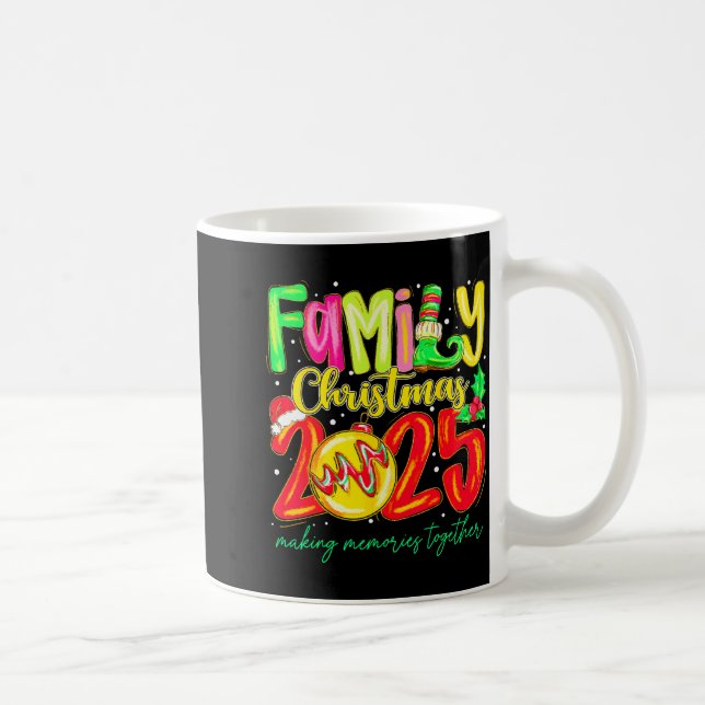 Family Christmas 2025 Matching Santa Tee Xmas Paja Coffee Mug (Right)