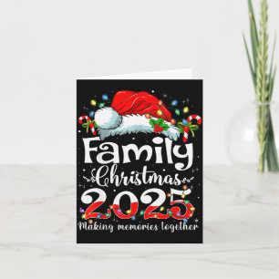 Family Christmas 2025 Matching Squad Santa Elf Fun Card