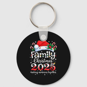 Family Christmas 2025 Matching Squad Santa Elf Fun Key Ring