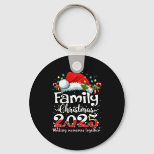 Family Christmas 2025 Matching Squad Santa Elf Fun Key Ring