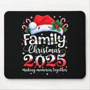 Family Christmas 2025 Matching Squad Santa Elf Fun Mouse Mat