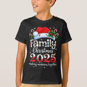 Family Christmas 2025 Matching Squad Santa Elf Fun T-Shirt
