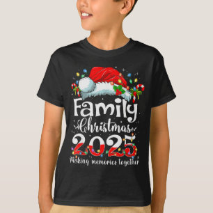 Family Christmas 2025 Matching Squad Santa Elf Fun T-Shirt