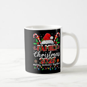 Family Christmas 2025 Matching Tee Xmas Santa Pjs Coffee Mug