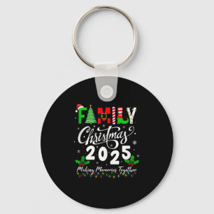 Family Christmas 2025 Matching Xmas Pajamas Christ Key Ring