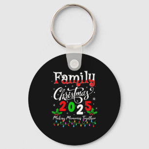 Family Christmas 2025 Matching Xmas Pyjamas Christ Key Ring