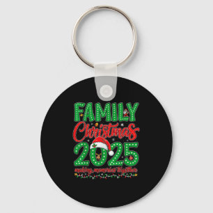 Family Christmas 2025 Squad Santa Elf Xmas Matchin Key Ring