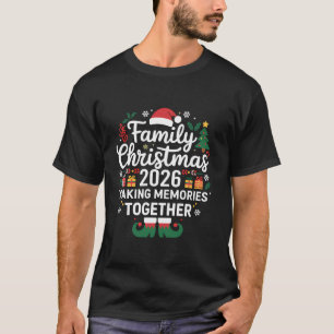 Family Christmas 2026 Matching Pyjamas Santa Elf S T-Shirt
