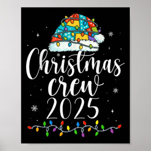 Family Christmas Crew 2025 Matching Xmas Men Women Poster