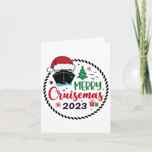 Family Christmas Cruise 2023 Merry Cruisemas Xmas Card