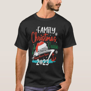 Family Christmas Cruise 2023 Squad Xmas Funny Crui T-Shirt