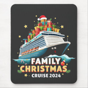 Family Christmas Cruise 2024 Matching Outfit Mouse Mat
