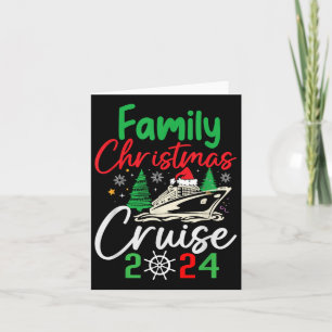 Family Christmas Cruise 2024 Merry Cruisemas Boat Card