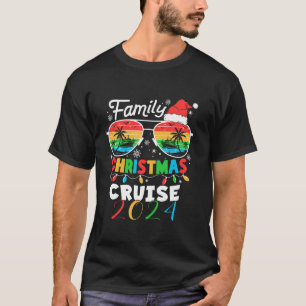 Family Christmas Cruise 2024 Ship Merry Xmas Funny T-Shirt