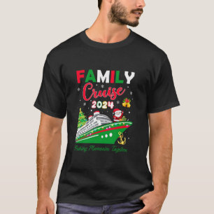 Family Christmas Cruise 2024 Squad Xmas Funny Crui T-Shirt