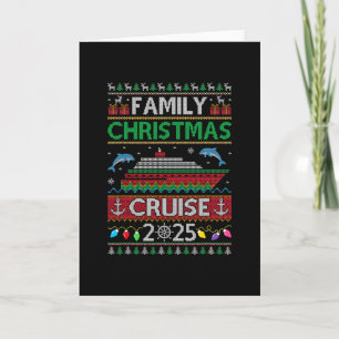 Family Christmas Cruise 2025 Cruise Squad Family M Card