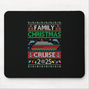 Family Christmas Cruise 2025 Cruise Squad Family M Mouse Mat