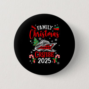 Family Christmas Cruise 2025 Family Matching Merry 6 Cm Round Badge