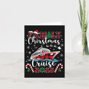 Family Christmas Cruise 2025 Matching Family Cruis Card