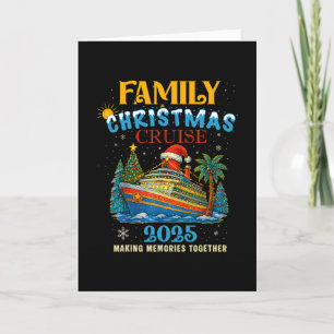 Family Christmas Cruise 2025 Matching Family Cruis Card