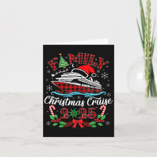 Family Christmas Cruise 2025 Matching Family Cruis Card