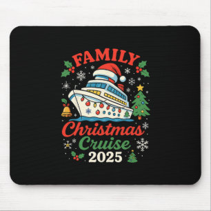 Family Christmas Cruise 2025 Matching Family Winte Mouse Mat