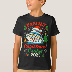 Family Christmas Cruise 2025 Matching Family Winte T-Shirt
