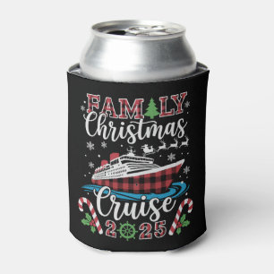 Family Christmas Cruise 2025 Matching Holiday Xmas Can Cooler