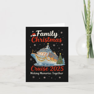 Family Christmas Cruise 2025 Merry Cruisemas Boat Card