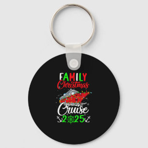 Family Christmas Cruise 2025 Squad Xmas Funny Crui Key Ring