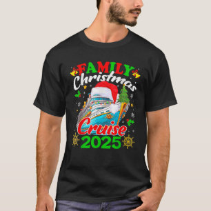 Family Christmas Cruise 2025 Xmas Santa Elf Squad  T-Shirt