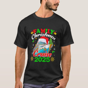 Family Christmas Cruise 2025 Xmas Santa Elf Squad  T-Shirt