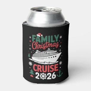 Family Christmas Cruise 2026 Ship Holiday Vacation Can Cooler
