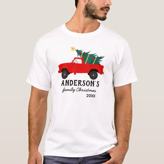 Family Christmas Custom T-Shirt (Front)