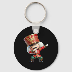 Family Christmas Dabbing Nutcracker Xmas Kids Girl Key Ring