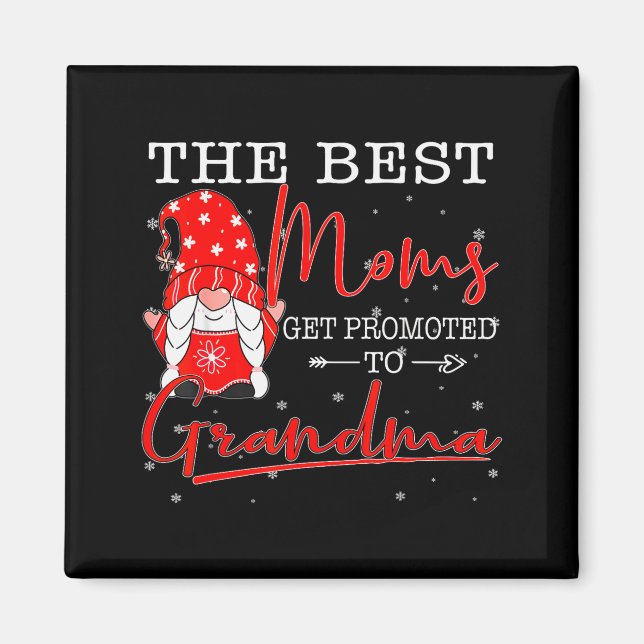 Family Christmas Gnome The Moms Get Promoted To Gr Magnet (Front)