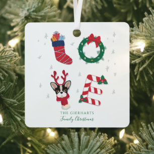 Family Christmas Holiday Boho Metal Tree Decoration