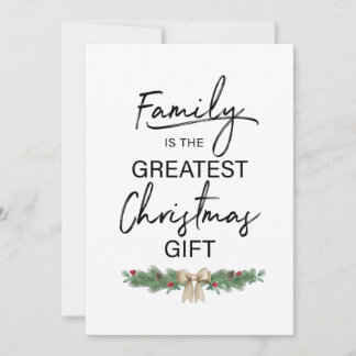 Family Christmas  Holiday Card
