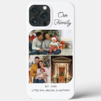 Family Christmas Holiday Photo Personalised Dad