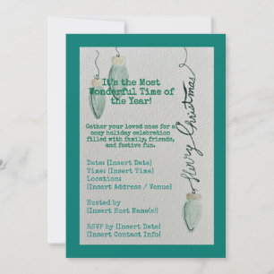 Family Christmas Invitation