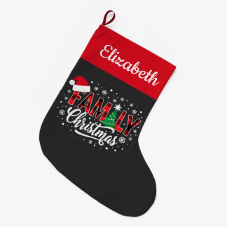 Family Christmas Large Christmas Stocking