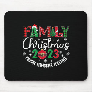 Family Christmas making memories together 2023 Mouse Mat