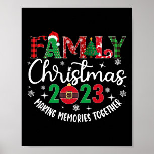 Family Christmas making memories together 2023 Poster
