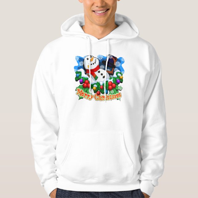 Family Christmas: MR. SNOWMAN Hoodie (Front)