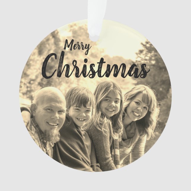 Family Christmas Ornament (Front)