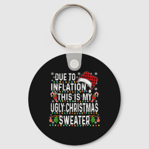 Family Christmas Pajama Men Women Funny Christmas Key Ring