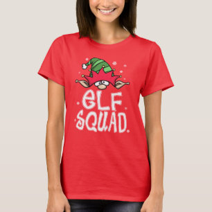 Family Christmas Pajamas - Elf Squad Matching T-Shirt